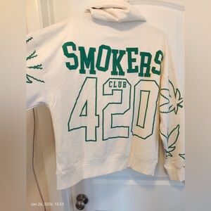 NWT Retro classic 420  Smokers Club Hoodie Size L